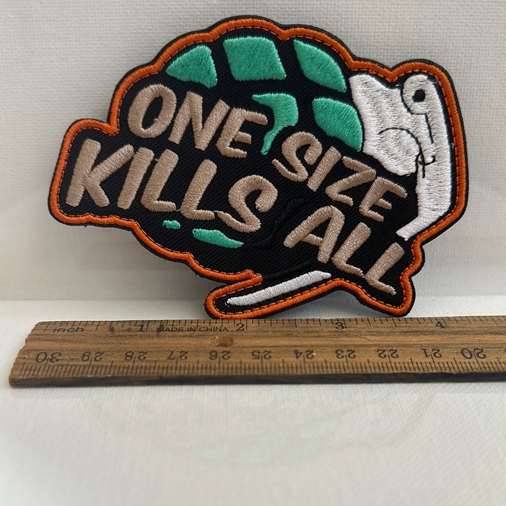 Bold Black and Green Emblem with Vintage Style